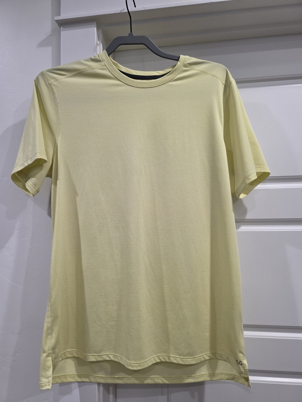 DSG Men's Crew Neck T-Shirt in Light Yellow